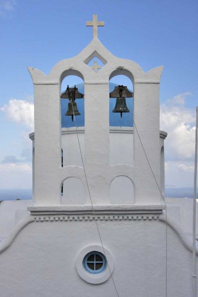 Greece, Sifnos, Apollonia Cycladic bell tower